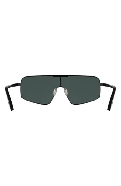 Canada Goose 58mm Gradient Modified Rectangular Shield Sunglasses In Matte Black
