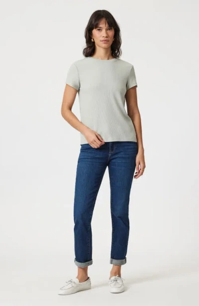 Mavi Jeans Basic Rib T-shirt In Pigeon