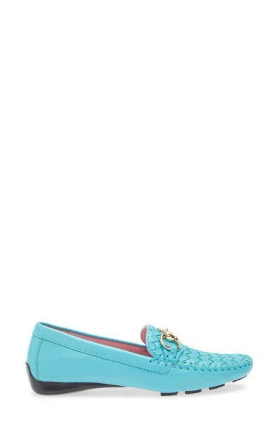 Robert Zur Perlata Loafer In Aqua