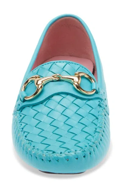 Robert Zur Perlata Loafer In Aqua