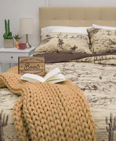 Donna Sharp Cowboy Western 3-pc. Quilt Set, King In Multi