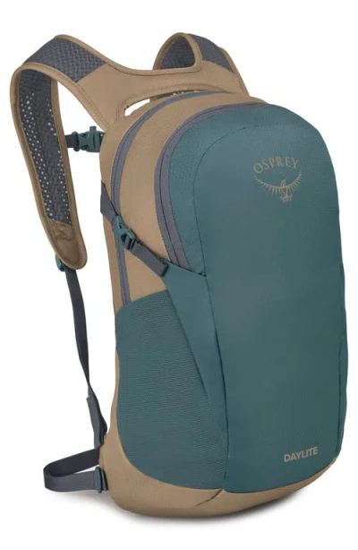 Osprey Daylite Backpack In Cascade Blue/latte Brown