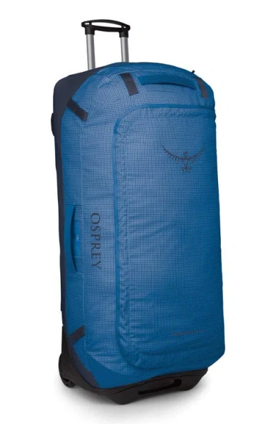 Osprey Transporter 120-liter Duffle Wheeled Luggage In Blue Flame/nocturnal Blue
