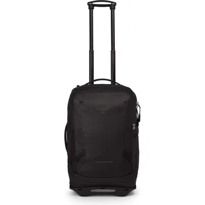 Osprey Transporter 38-liter Wheeled Carry-on Luggage In Raven Black/black