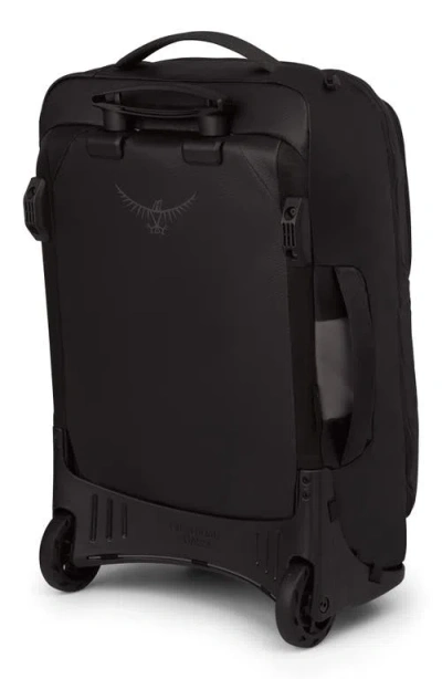 Osprey Transporter 38-liter Wheeled Carry-on Luggage In Raven Black/black