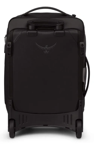 Osprey Transporter 38-liter Wheeled Carry-on Luggage In Raven Black/black