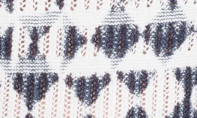 Nic + Zoe Nic+zoe Textured Diamond Sweater In Multi