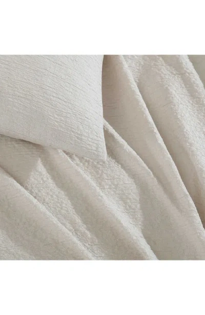 Calvin Klein Seersucker Comforter & Sham Set In Light Beige