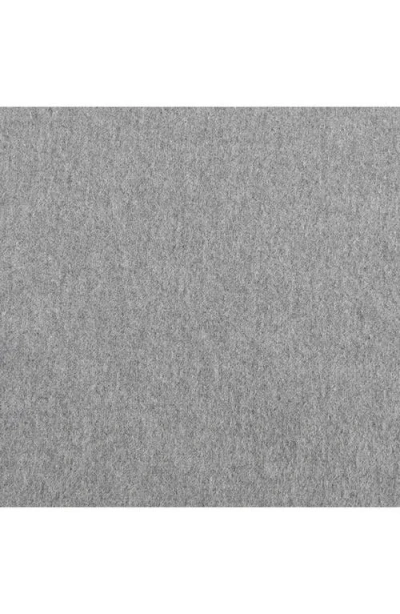 Calvin Klein Mélange Flannel Comforter & Sham Set In Silver Grey