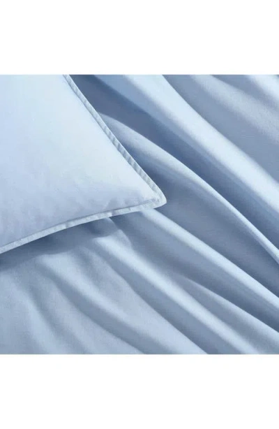 Calvin Klein Washed Percale Comforter & Sham Set In Chambray Blue