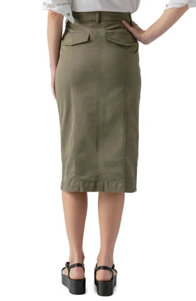 Sanctuary Triple Threat Cargo Skirt In Burnt Olive