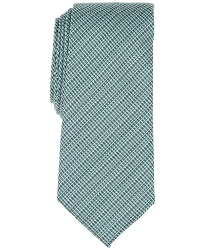 Alfani Men's Balaton Textured Stripe Tie, Exclusively At Macy's In Sage