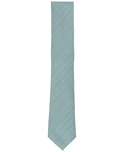 Alfani Men's Balaton Textured Stripe Tie, Exclusively At Macy's In Sage