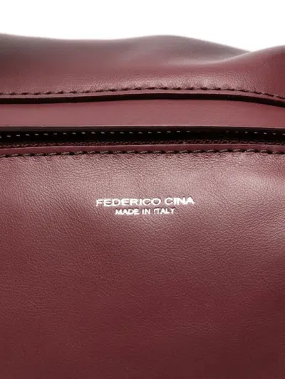 Federico Cina Mini Tortellino Tote Bag In Purple