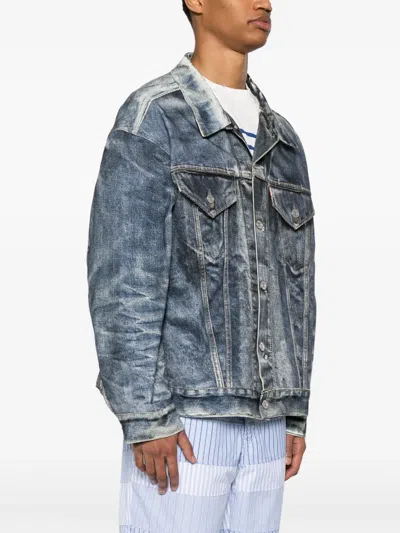 Junya Watanabe Levi's® Denim Effect Jacket In Blue