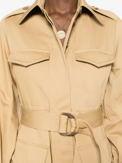 Zimmermann Illuminate Cargo-minikleid In Beige