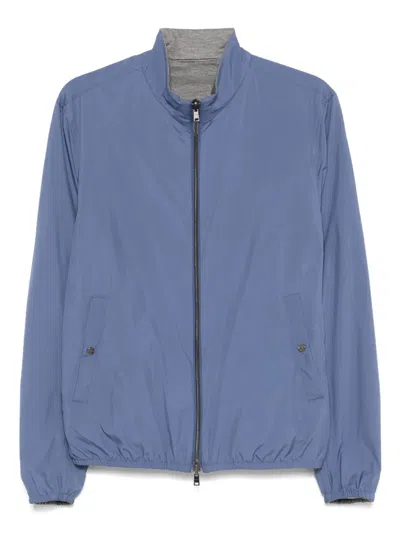 Herno Reversible Jacket In Blue