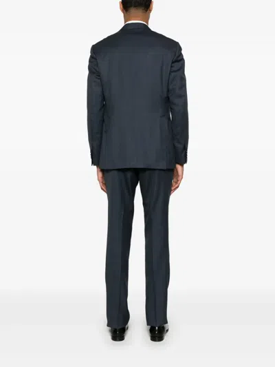 Lardini Single-breasted Suit In Blue