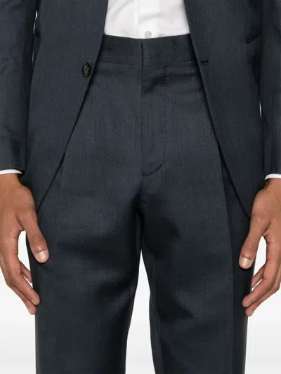 Lardini Single-breasted Suit In Blue