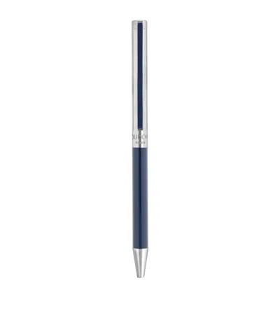 St Dupont Palladium Lacquer Classique Ballpoint Pen In Metallic