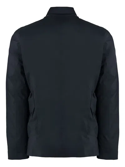 C.p. Company C.p.company Technical Fabric Jacket With Internal Removable Down Jacket In Blue