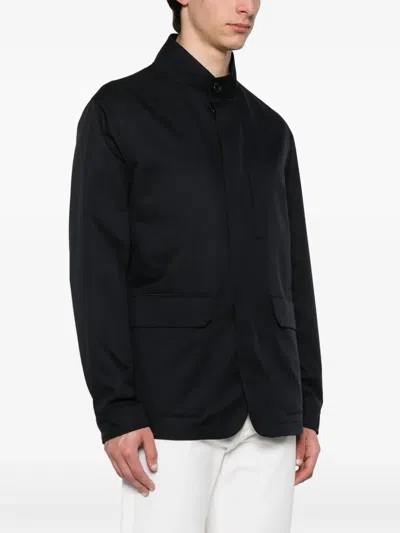Zegna Blazer In Blue