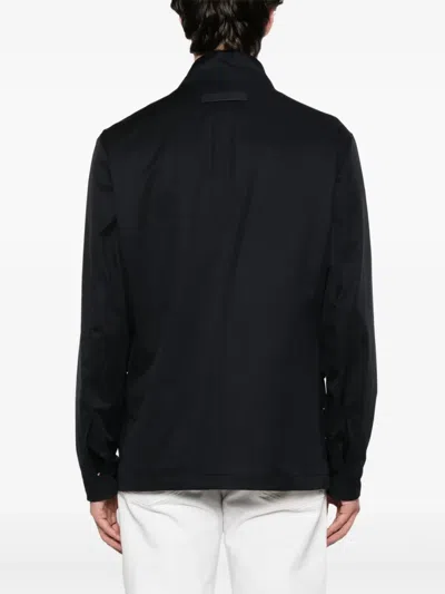 Zegna Blazer In Blue