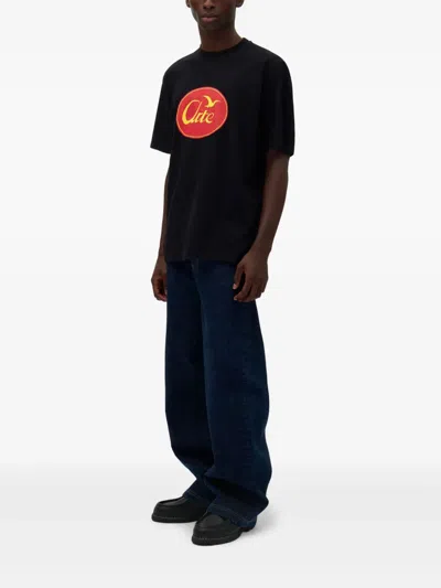 Arte Logo-print T-shirt In Black