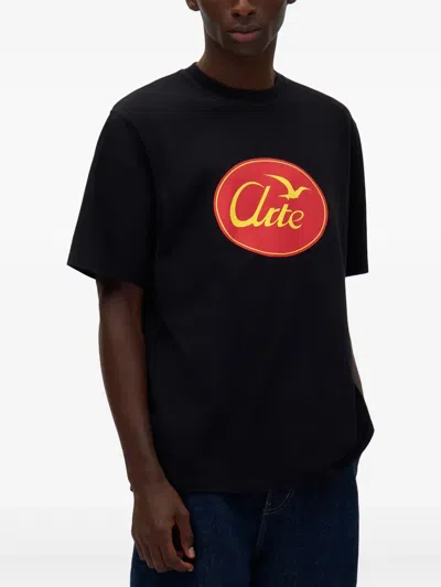 Arte Logo-print T-shirt In Black