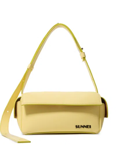 Sunnei La Bauletto Small Vegan In Yellow