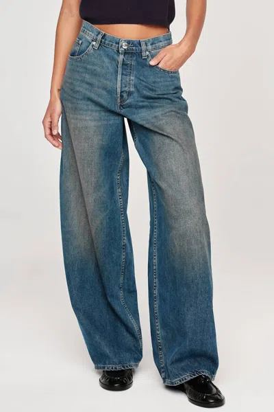 Dl1961 - Women's Razi Wide Barrel Jean In Seagate In Multi