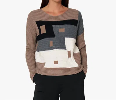 Stella Carakasi Spotlight Sweaters In Camel Color Block In Multi