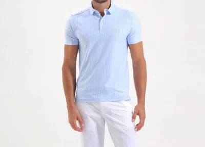 Cherv The Aya Drymatic Polo In Light Blue