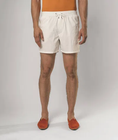 Larusmiani Swim Suit Cala Di Volpe Swimming Trunks In White