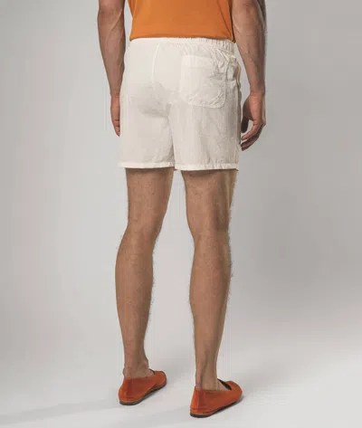 Larusmiani Swim Suit Cala Di Volpe Swimming Trunks In White