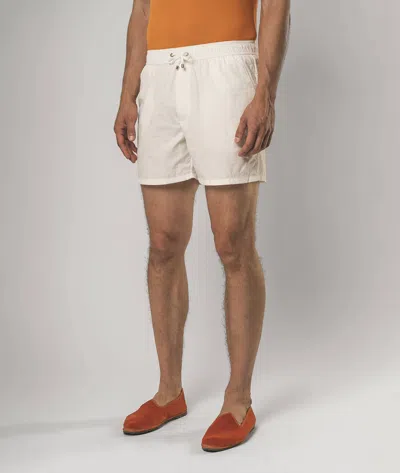 Larusmiani Swim Suit Cala Di Volpe Swimming Trunks In White