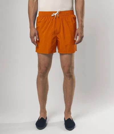 Larusmiani Swim Suit Cala Di Volpe Swimming Trunks In Orange