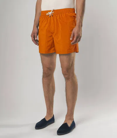Larusmiani Swim Suit Cala Di Volpe Swimming Trunks In Orange