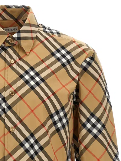 Burberry Shirts In Beige