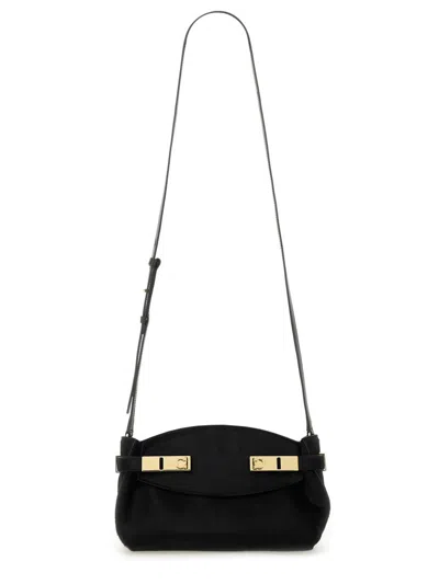 Ferragamo Hug Soft Bag In Black