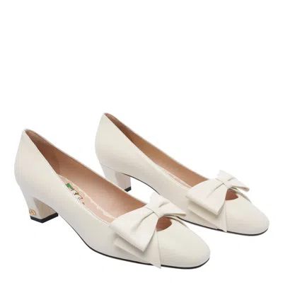 Valentino Garavani Bowow Pumps In Yellow