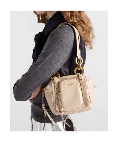 Prada Handbags. In Nude