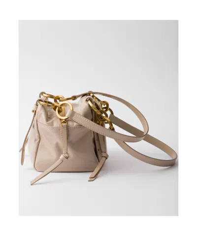 Prada Handbags. In Nude