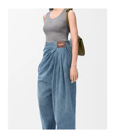 Loewe Anagram Tank Top In Gray