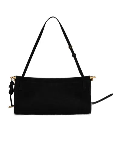 Alaïa Alaia Goatleather Shoulder Bag In Black