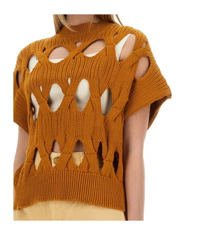 Alysi Springtime Jersey In Brown