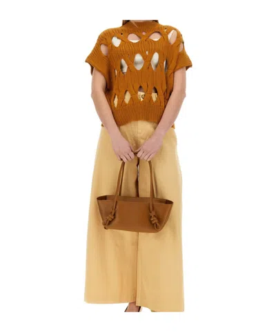 Alysi Springtime Jersey In Brown