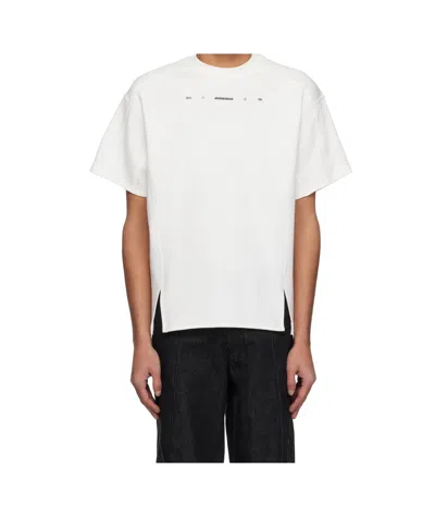 Ader Error White 0103 T-shirt In Off White