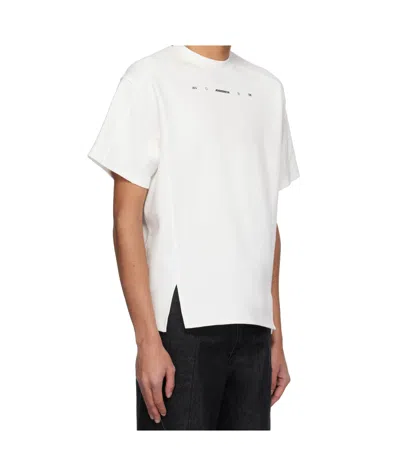 Ader Error White 0103 T-shirt In Off White
