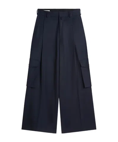 Dries Van Noten Piers Cargo Pants In Navy
